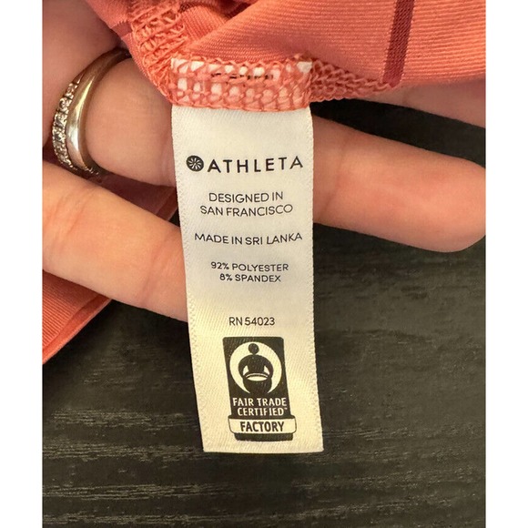 Athleta Coral/red tank top athletic size XXS - Picture 4 of 4